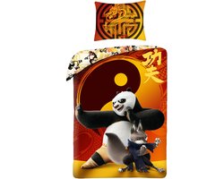 Kung Fu Panda Dekbedovertrek, Qin Na - Eenpersoons - 140 x 200 cm - Katoen