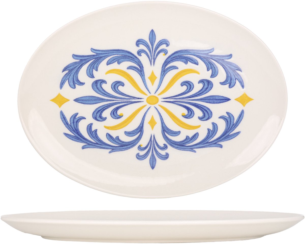 Kütahya Porselen Serveerschaal - Strada - Porselein - 33x19 cm - set van 2