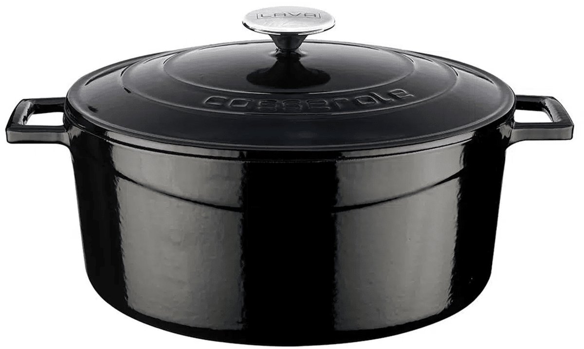 Lava Braadpan - 28 cm - 6.71 liter - Gietijzer - Zwart