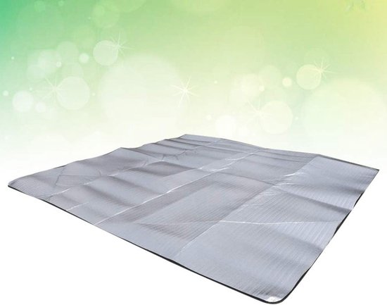 Aluminium Folie EVA Mat Outdoor Camping Slaapmat - Lichtgewicht en Draagbaar voor Kamperen en Picknicken (2.5mm 200x120 met Tas) — afbeelding 3