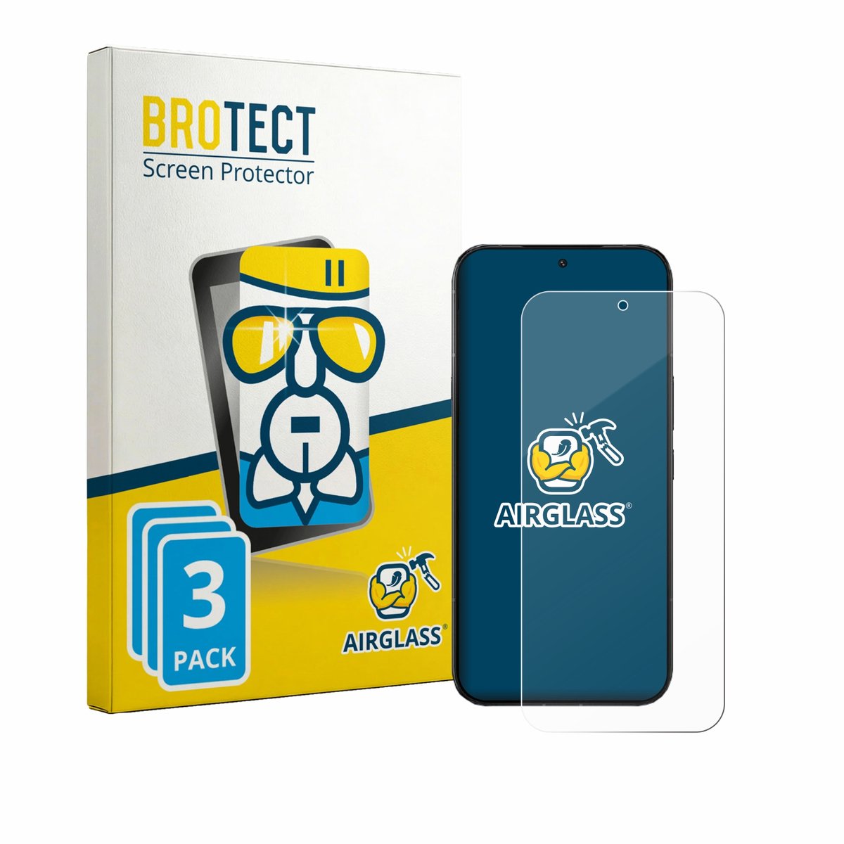 Screenprotector 3 Stuks voor Infinix Note 60 Ultra Beschermglas transparant