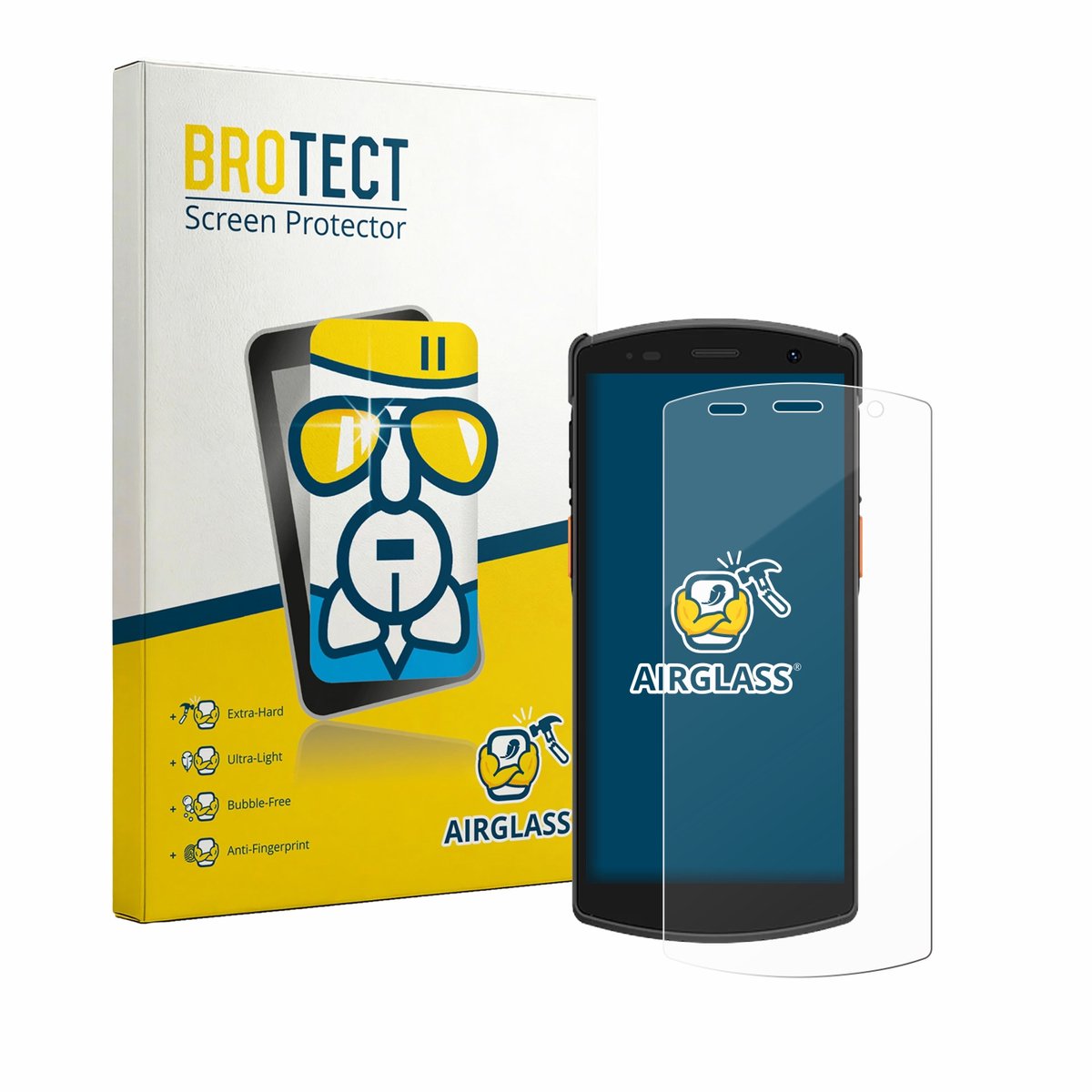 Screenprotector voor Urovo CT58S Beschermglas transparant