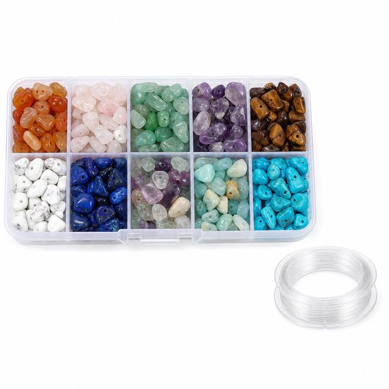 Behave Edelstenen Kralen Set voor Sieraden