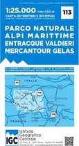 IGC Italien 1 : 25 000 Wanderkarte 113 Alpi Marittime