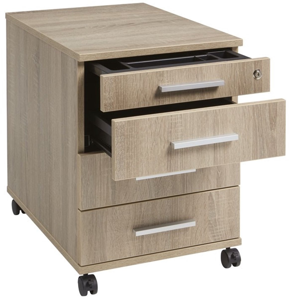HHV Directiekasten | Donker Eiken | |Hoogte: 58cm | Breedte: 43cm