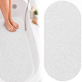 GLODI GOODS® Antislip badmat voor in bad 50x100 cm - douchemat voor in de douche – antislipmat waterdoorlatend – WIT