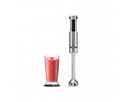 Princess 221233 Staafmixer Prof XXL - Roestvrijstalen staaf - 1500 Watt - Extreem krachtige en sterke staafmixer - XXL - 4-bladig roestvrijstalen messen - 5 snelheden - incl maatbeker