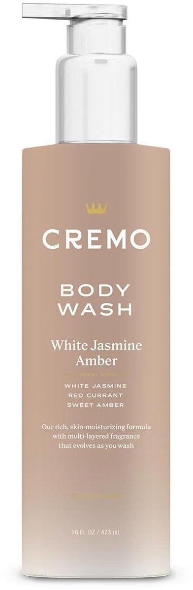 Cremo, Body Wash, White Jasmine Amber (473 ml)