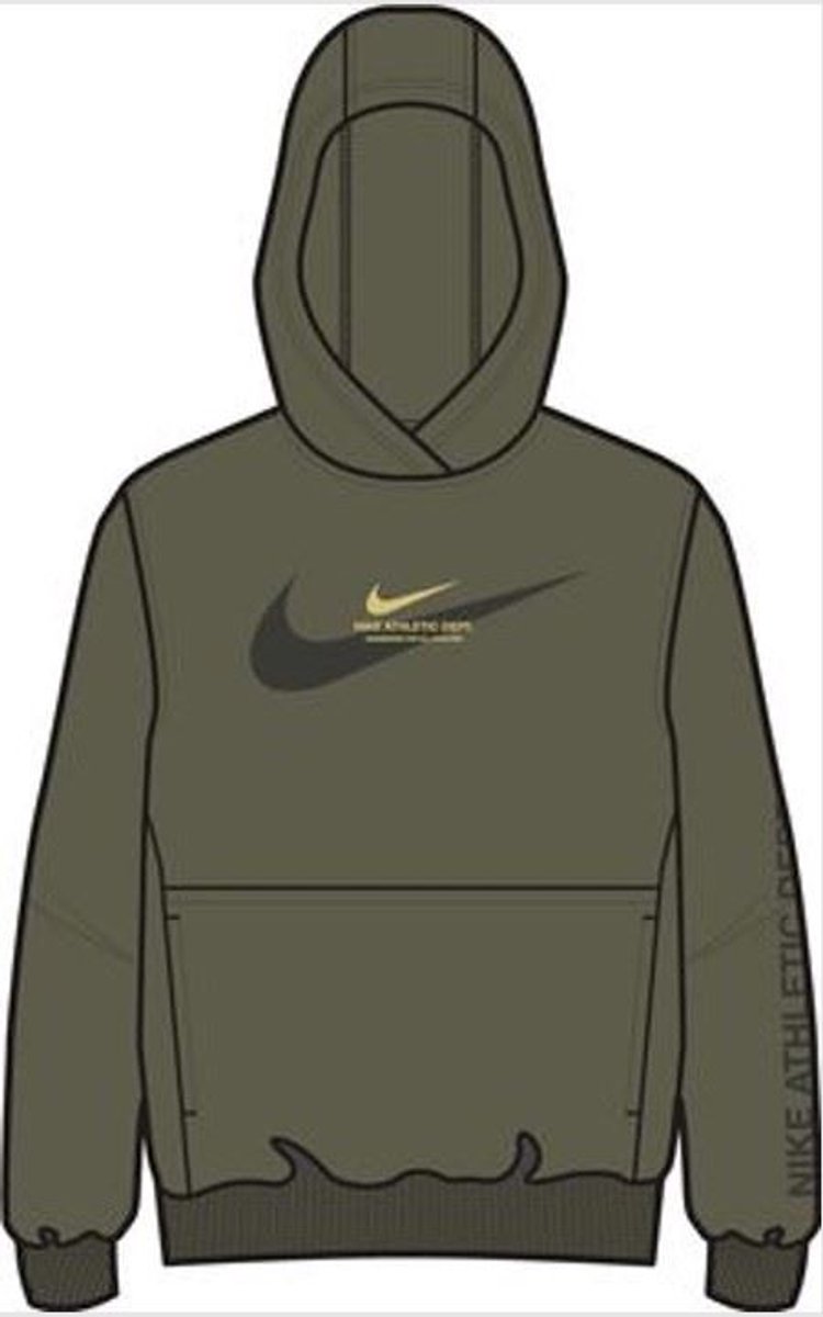Fleece Po Trui Kinderen Medium M Wit