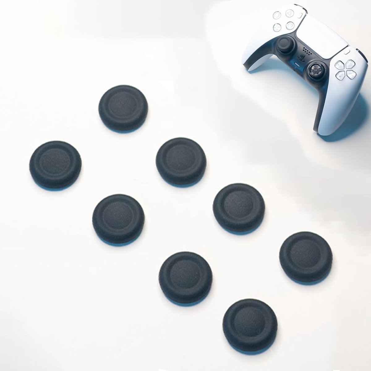 Set van 8 Antislip Joystick Caps voor PS5/PS4 Controllers, Duimstick Caps, Vervangende Accessoires voor Gaming, Verbeterde Grip en Comfort