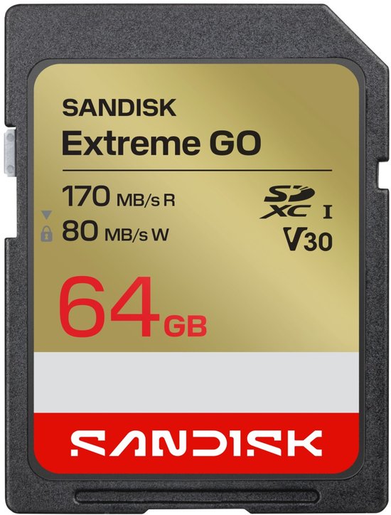 Sandisk Extreme GO SDXC 64GB 80MB/s