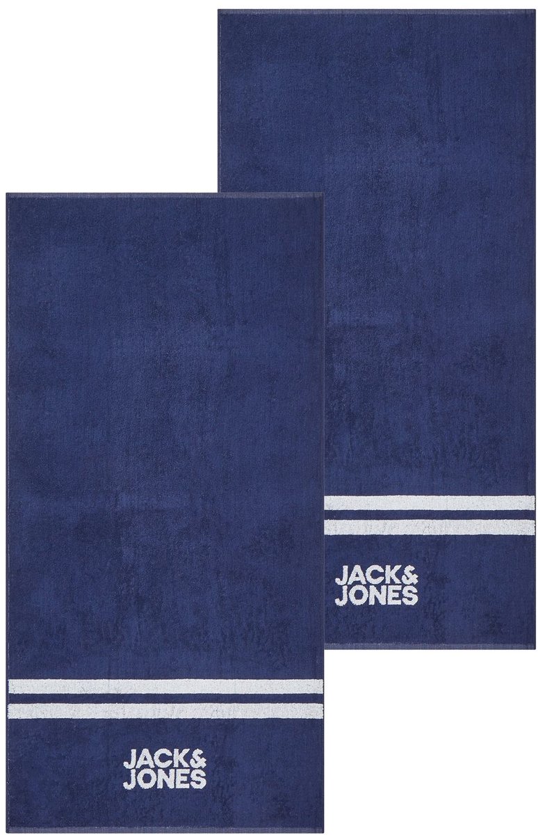 Jack & Jones JACCLUB Towel 2 Pack 80cm x 160cm badstof