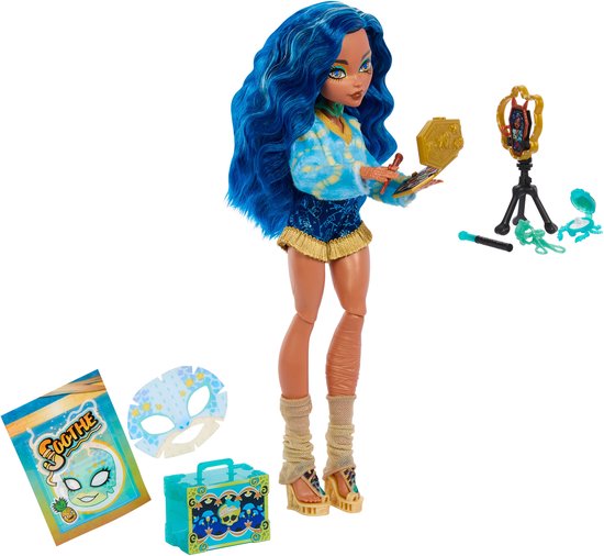 Monster High Self-Scare Secrets - Cleo De Nile Modepop met 13 realistische accessoires — afbeelding 4
