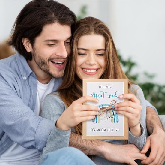 Complete Tauf Gift Set voor Doop met Geldcadeaus, Kaarten, Dozen en Jute Tassen voor Jongens en Meisjes van Merkloos — afbeelding 2