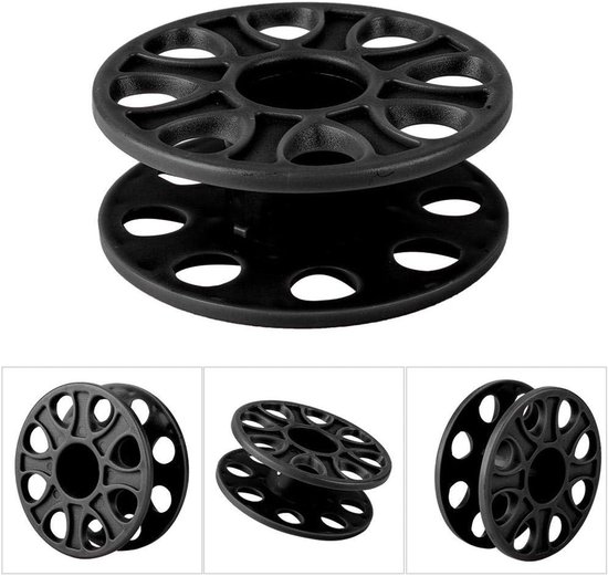 Diving Spool Reel van 31 meter voor snorkelen en scuba, roestvrij en lichtgewicht plastic lijn — afbeelding 2
