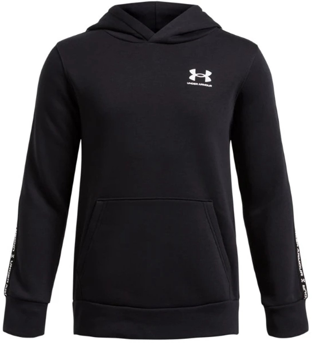 Icon Taping Hoodie Fleece Kinderen Zwart