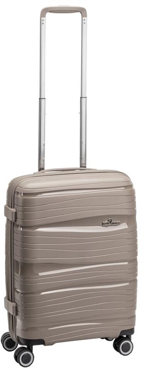 North Pioneer OSL Handbagage koffer 55 x 35 x 22/26 cm - Champagne