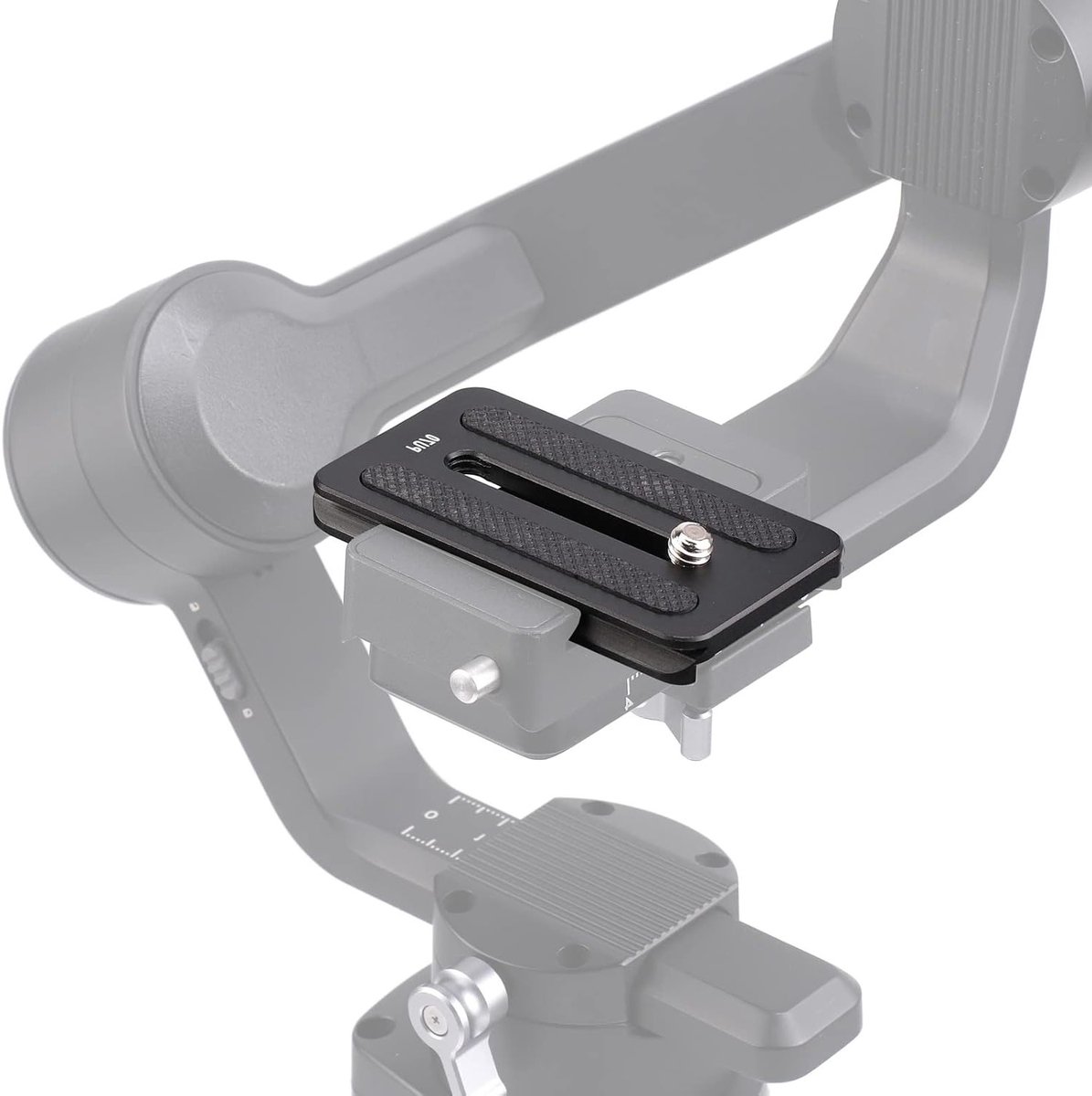 Camera Montageplaat - Snelkoppelingsplaat - Gimbal Stabilisatie - ARCA-Swiss Compatibel - 70mm Lengte - Zwart
