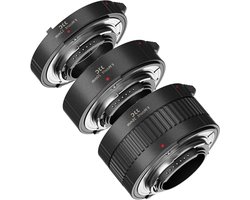 Macro Extension Tube Kit voor Nikon F Mount Camera's - Geschikt voor D850, D780, D750 en meer - Perfect voor Close-Up Fotografie en Creatieve Beelden