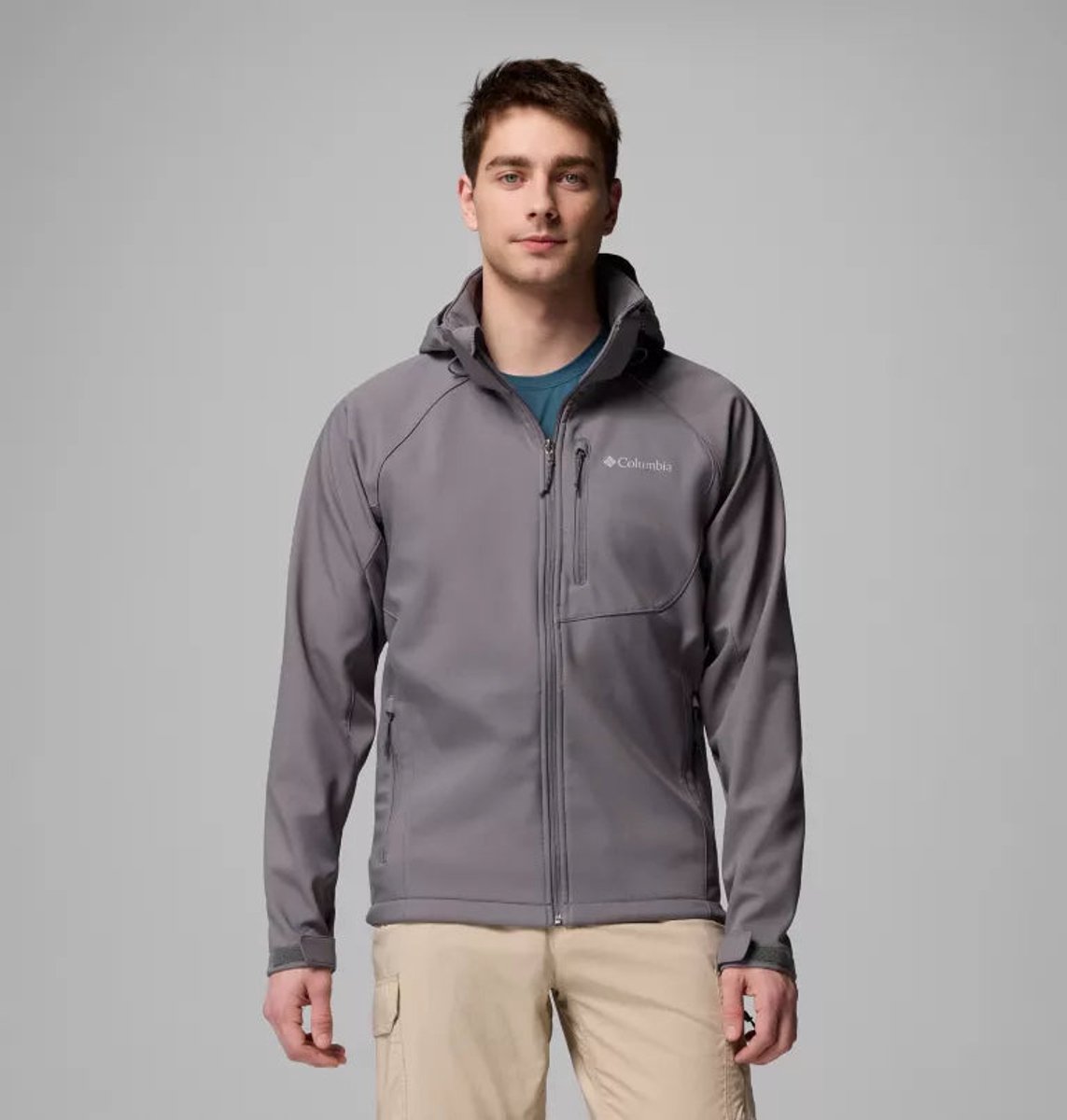Columbia Cascade Ridge III Softshell Hiking Jacket Grijs