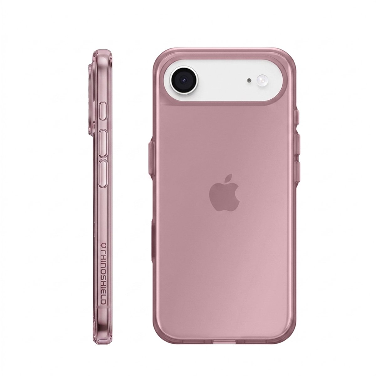 Rhinoshield, Hoesje Geschikt voor iPhone Air TPU Transparant Qi Compatible, Roze