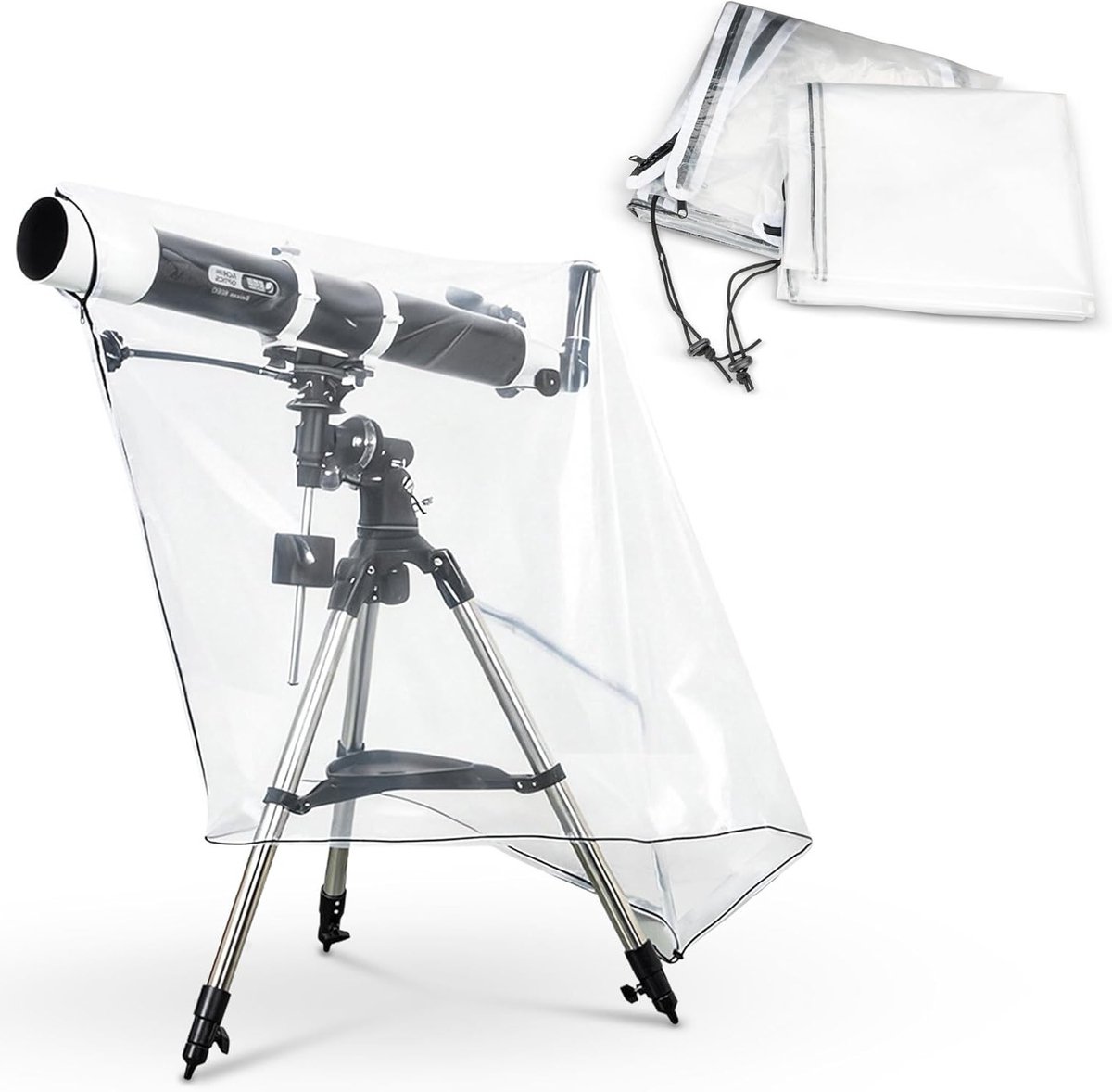 Verstelbare telescopische hoes met trekkoord voor optimale bescherming en veelzijdig gebruik