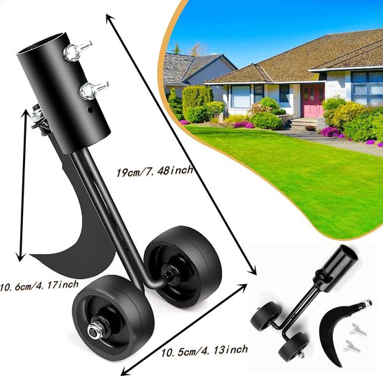 VHV - Onkruidtrekker - Universele Onkruidtrekker - Handmatige onkruidtrekker met wielen - Onkruidverwijderaar - Staande onkruidtrekker - Onkruidtrekker voor tuin - Terras en gazon - Gebogen haak van Vhv — afbeelding 3