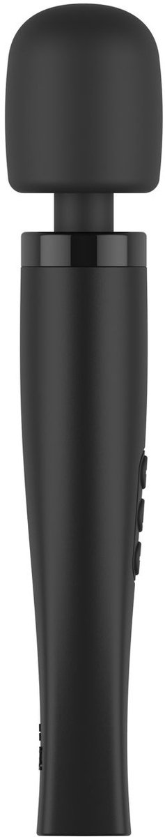 Wandvibrator Medium - Clitoris Stimulator - Massageapparaat - 28 Vibratiestanden - 7 Patronen - 4 Intensiteiten - Flexibele Kop - Siliconen - IPX5 Spatwaterdicht - 28 Centimeter - 90 Minuten Gebruik - Reisadapters - Seksspeeltje - Zwart - MyMagicWand