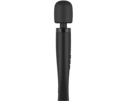 Wandvibrator Medium - Clitoris Stimulator - Massageapparaat - 28 Vibratiestanden - 7 Patronen - 4 Intensiteiten - Flexibele Kop - Siliconen - IPX5 Spatwaterdicht - 28 Centimeter - 90 Minuten Gebruik - Reisadapters - Seksspeeltje - Zwart - MyMagicWand