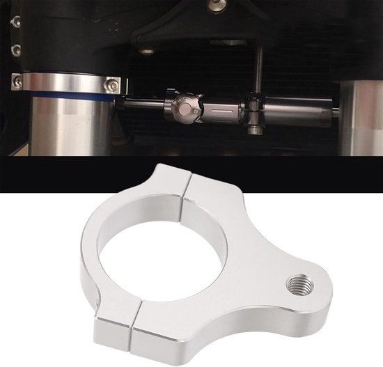 Stuurdemper voor Motor en Fiets, Aluminium Bevestigingsklem, Universele Steun, 45mm, Versterking en Stabilisatie — afbeelding 3