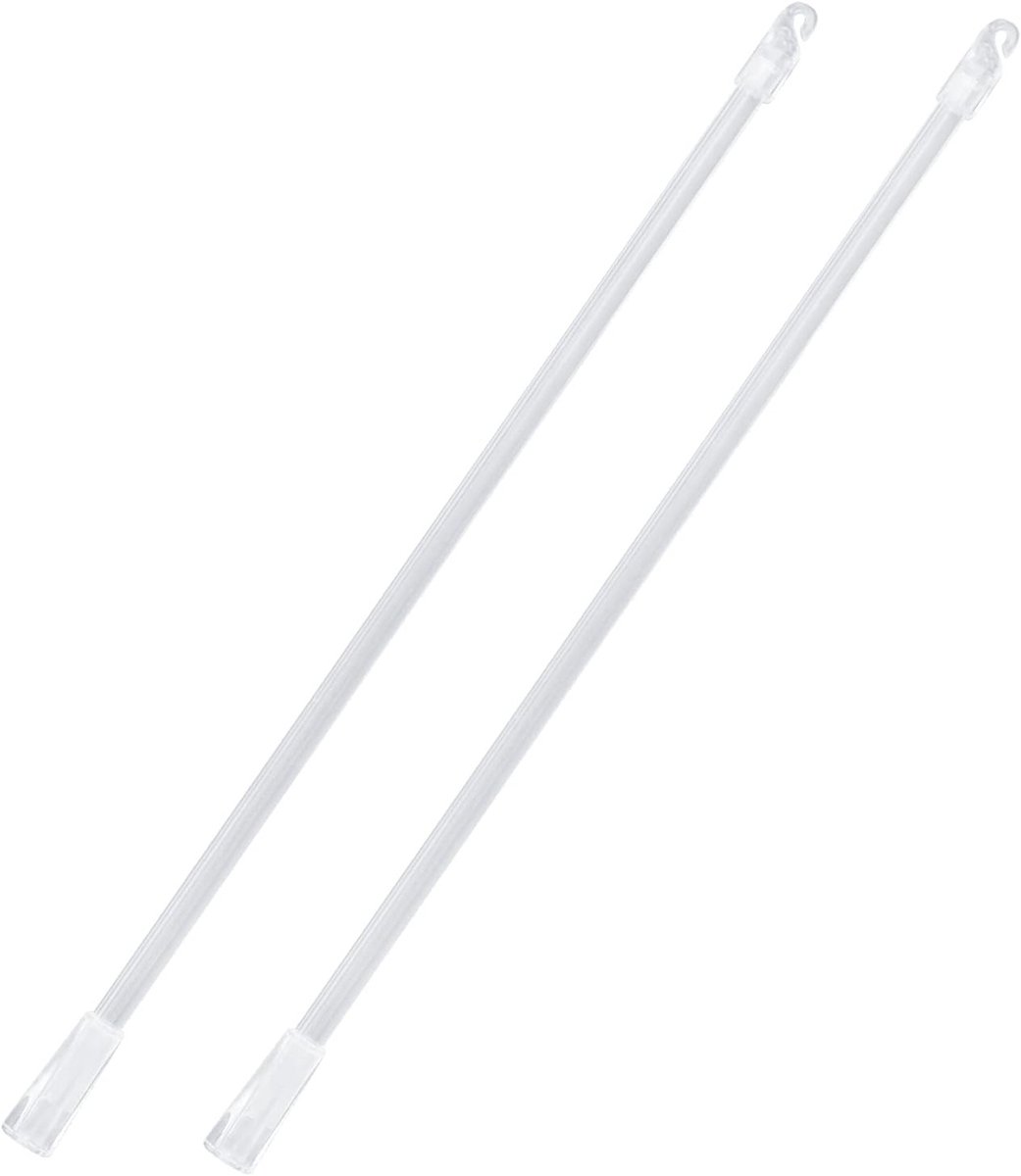 Verstelbare Blind Control Sticks - 12 Inch Verticale Jaloezieën Stangen met Haak en Handvat voor Gemakkelijk Gebruik
