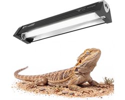 UVB Lamp voor Terrariums - 12.5 Inch Fixture met UVB 10.0 Bulb voor Reptielen, Hagedissen en Chameleons - 8W Hoogwaardige Verlichting