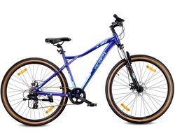 VERDANT SHRED Mountainbike 29", MTB-fiets voor dames en heren, fiets 29 inch - aluminium frame, schijfremmen, 7 versnellingen - Blauw
