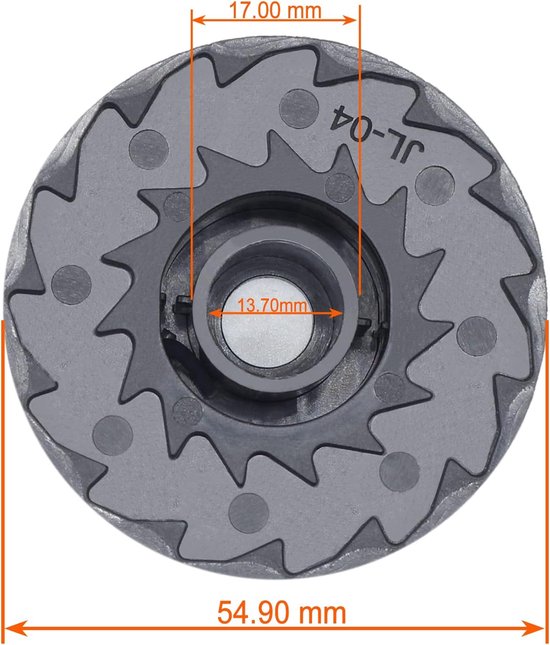 3 Stuks Draadspoelen Geschikt voor Bosch Grastrimmer - Maaiaccessoires - F016800351 - maaidraad - trimmerdraad - Geschikt voor ART 24, 27, 30 en ART 30-36 LI - 6m, Ø1,65mm van Merkloos	 — afbeelding 2