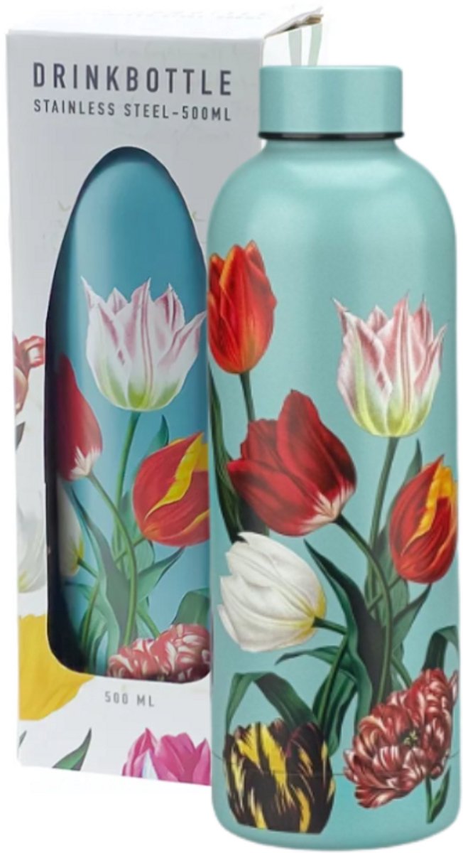 Bouteille D'eau Isotherme ECARLA En Acier Inoxydable, 500 Ml Noire Bd46cz 90711842