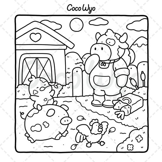 Little Cuddles - Cute & Comfy Coloring Book - Coco Wyo - Kleurboek voor ...