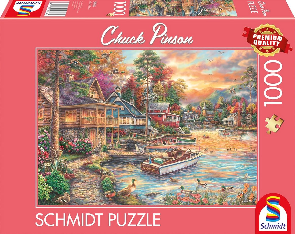 Puzzel van 1000 Stukjes met Avondgold Thema