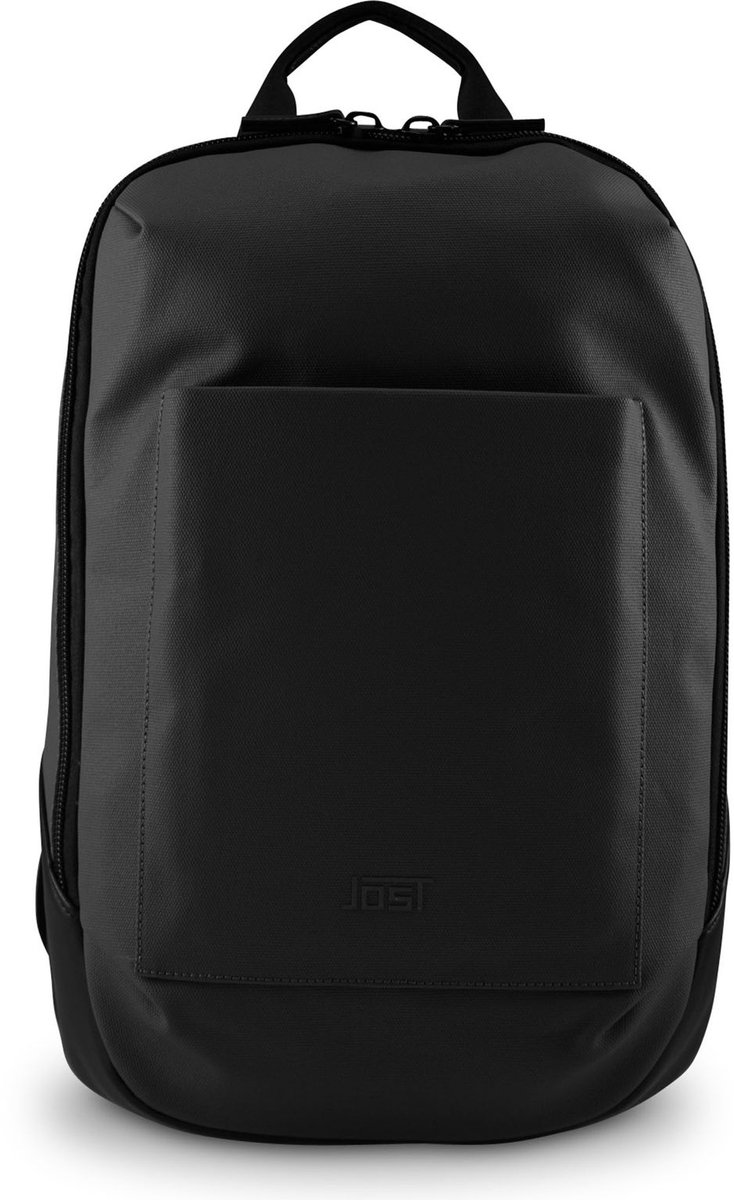 JOST Laptop rugzak Rugzak met laptopvak Borgholm Backpack Black Zwart