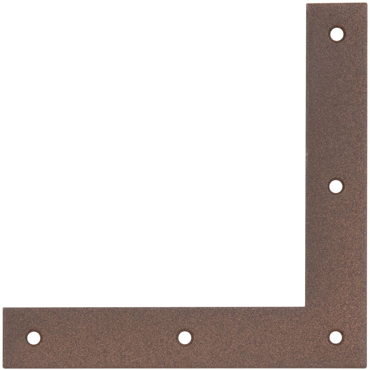 Alberts 822200 DURAVIS® hoekbeugel, roestbruin duplex gecoat, afmetingen 120 x 120 x 20 mm, 40er Set