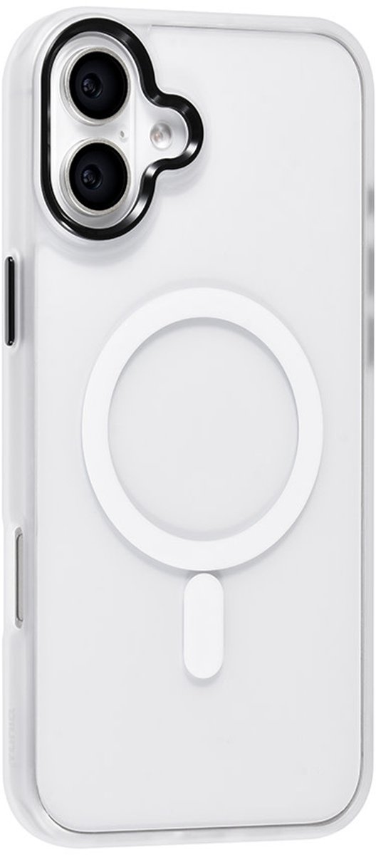 TUNIQ iPhone 16 Plus Back cover case - Magsafe - silicone - White