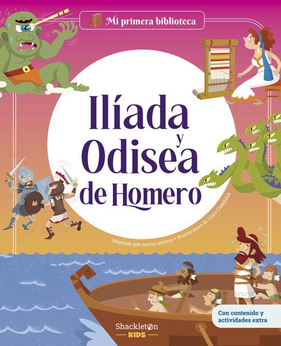 Mi primera biblioteca - Ilíada y Odisea de Homero - cover