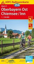 ADFC-Radtourenkarte 27 Oberbayern Ost / Chiemsee / Inn 1:150.000 (8.A 2018)