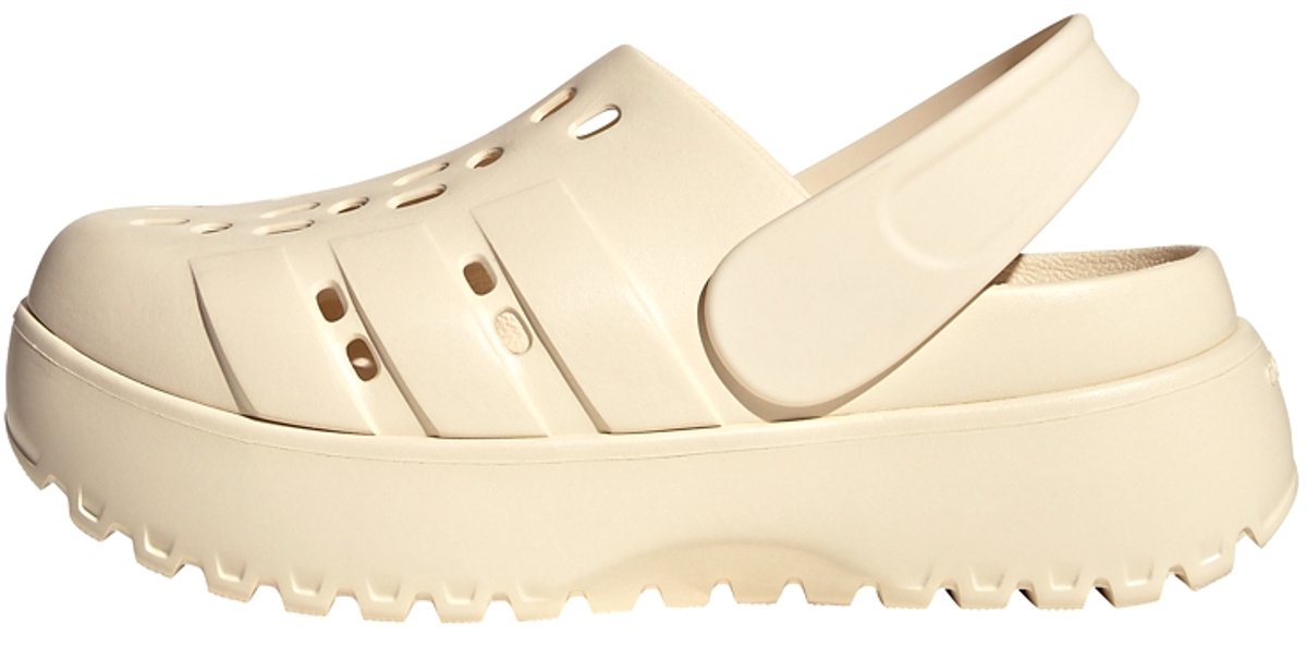 adidas Sportswear Adilette Platform Clogs Dames Wit