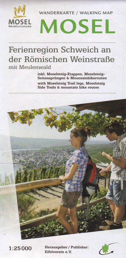 Eifelverein Wandelkaart Mosel Ferienregion Schweich an der R ... - cover