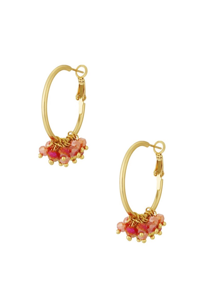 Bead it up earrings Orange