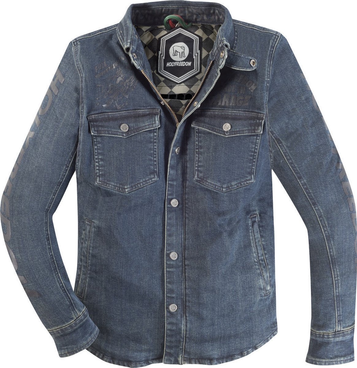 HolyFreedom Genoa Special Blauw Textiele Motorjas - Jas