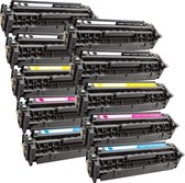 PlatinumSerie® 10 toner XL alternatief voor HP CC530A CC531A CC532A CC533A