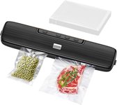 Bol.com COOKTIME® - Vacumeermachine - Vacuüm Sealer - met 15 x Vaccumzakken - voor Groente Fruit Vlees Vis en Ander Vers Voedsel... aanbieding