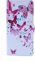 Ntech Vlinder Fashion Portemonnee | Boek Hoesje - Samsung Galaxy A20e