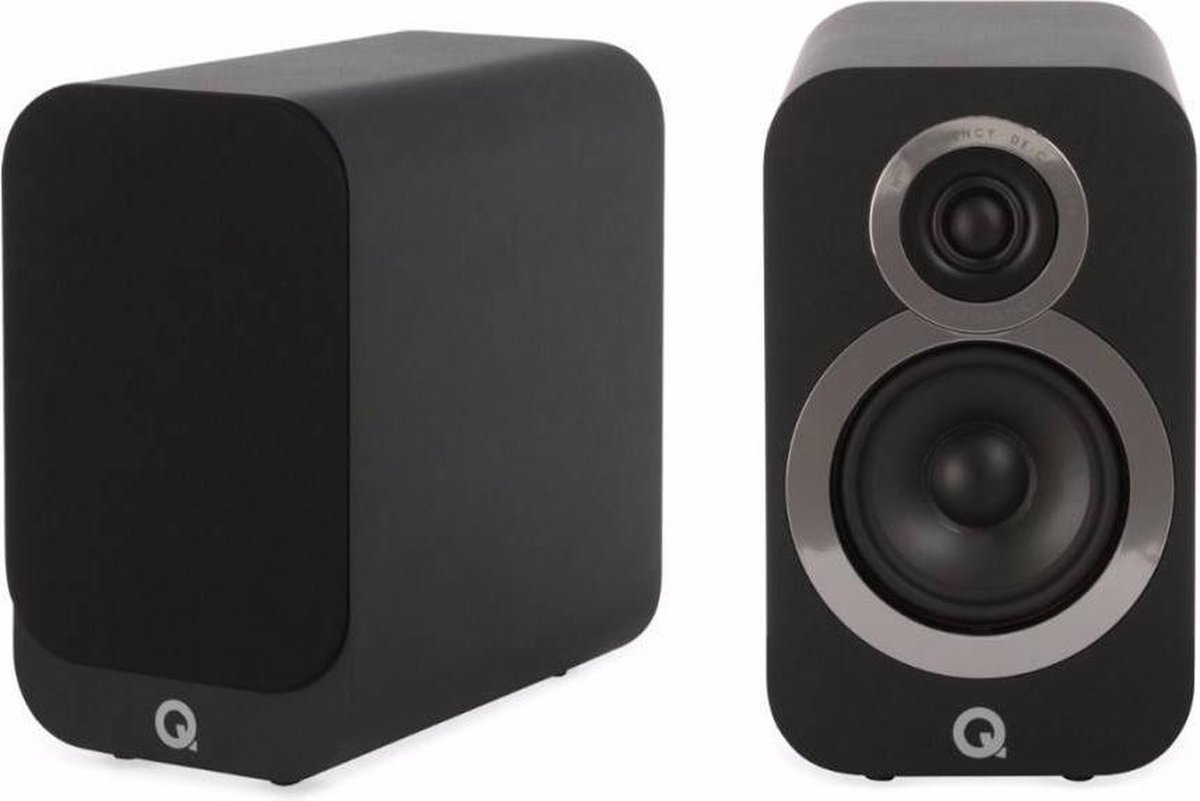 Q Acoustics 3010i - Compacte Boekenplank Luidsprekers - Zwart (per paar)